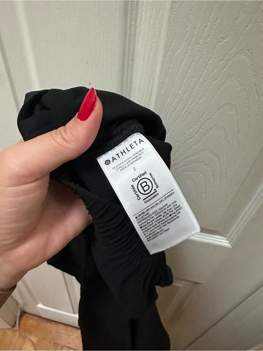 Athleta Pinnacle High Rise Cargo Trouser black s small - Picture 6 of 7
